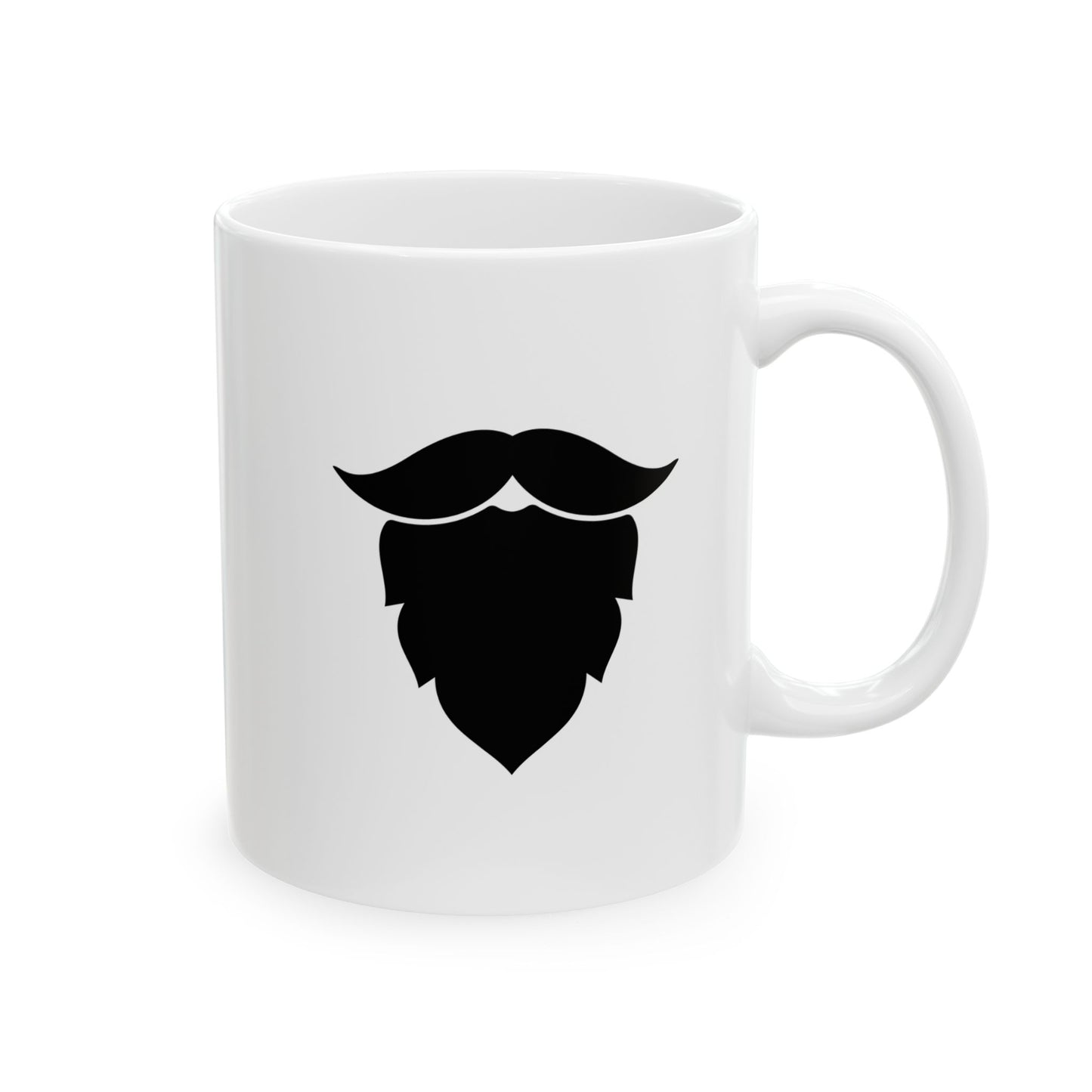 No Beard No Opinion Ceramic Mug, Funny Coffee Cup, Gift for Him***