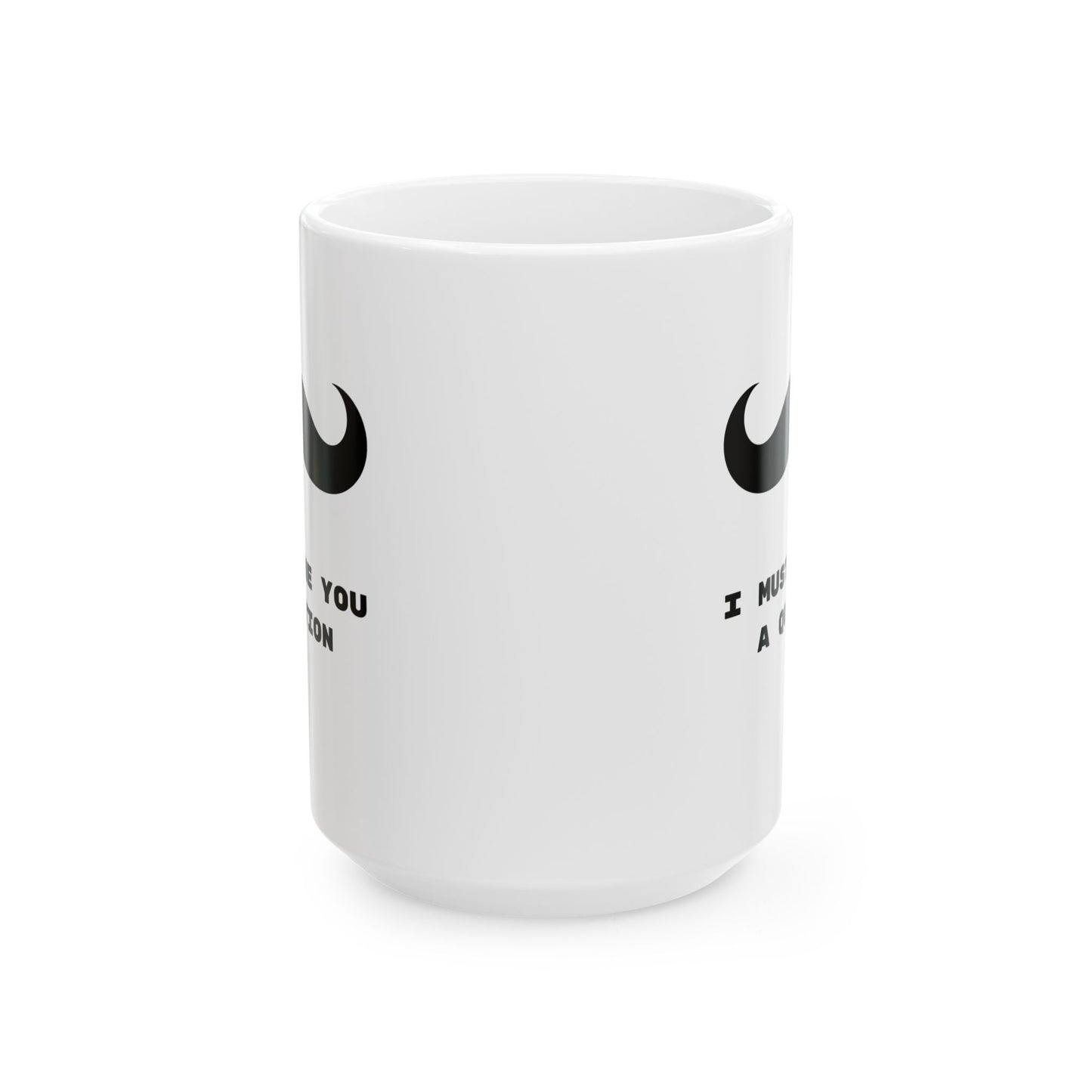 I Mustache you a question, Funny Mug, Coffee Mug, Tea Mug, Gift for Him,